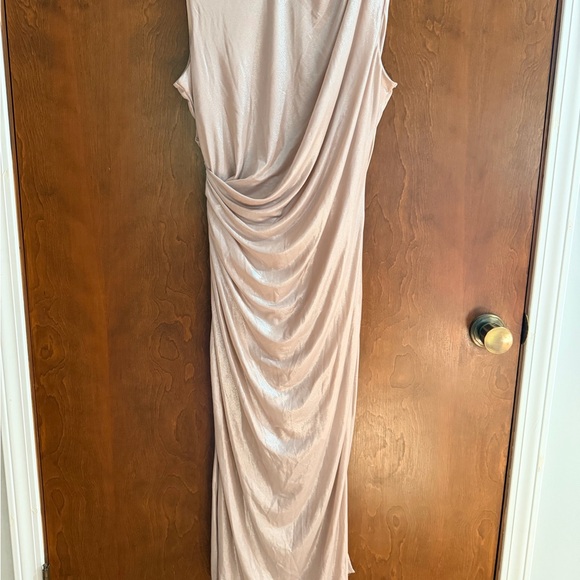 Sam Edelman Dresses & Skirts - Sam Edelman Sleeveless Draped Maxi Dress in Blush Pink